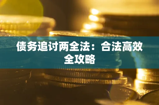 武汉债务追讨两全法：合法高效全攻略