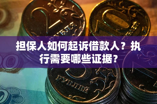 武汉担保人如何起诉借款人？执行需要哪些证据？