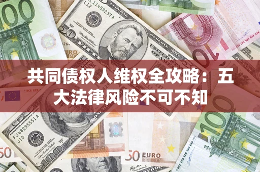 武汉共同债权人维权全攻略：五大法律风险不可不知