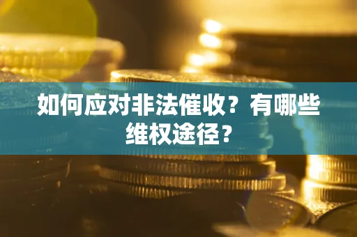 武汉如何应对非法催收？有哪些维权途径？