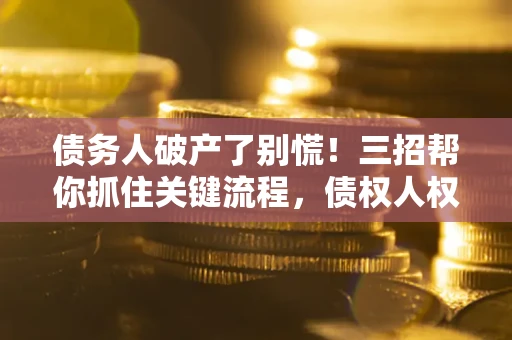 武汉债务人破产了别慌！三招帮你抓住关键流程，债权人权益不再缩水
