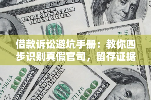 武汉借款诉讼避坑手册：教你四步识别真假官司，留存证据不踩雷