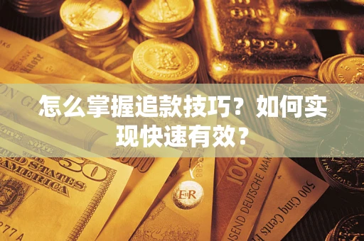 武汉怎么掌握追款技巧？如何实现快速有效？