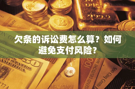 武汉欠条的诉讼费怎么算？如何避免支付风险？