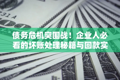 武汉债务危机突围战！企业人必看的坏账处理秘籍与回款实战指南