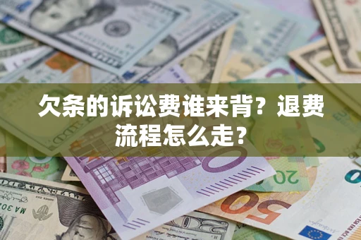 武汉欠条的诉讼费谁来背？退费流程怎么走？